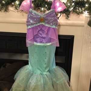 Disney Store Ariel Costume size 4